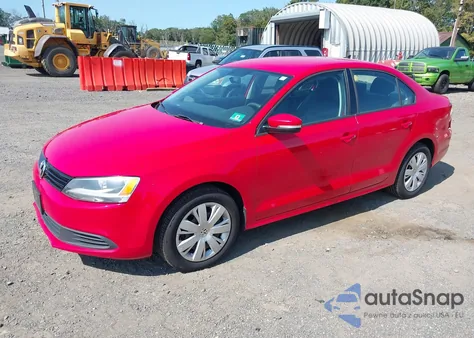 2014 Volkswagen Jetta Se из США, поврежденный, VIN 3VWD17AJ9EM307294